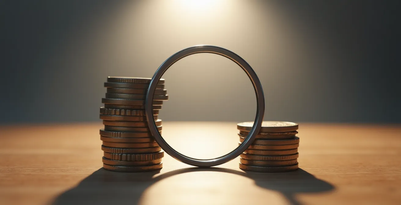 Comparaison visuelle entre estimation simulateur et montant réel de pension